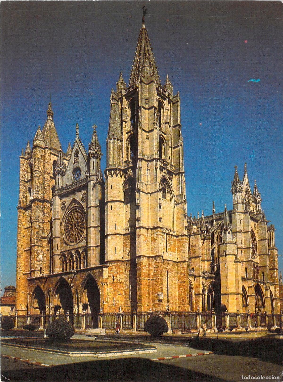Postales: Postal de la Catedral de Le&oacute;n, Santa Mar&iacute;a de Regla