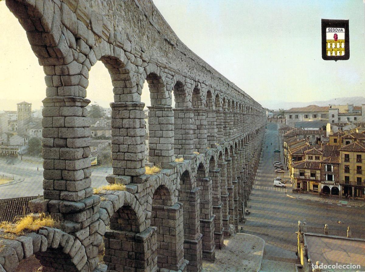 Postales: Postal del Acueducto de Segovia al Amanecer