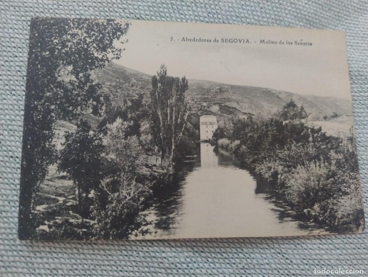 Postcards: SEGOVIA. Postal No.5, Alrededores. Molino de los Se&ntilde;ores. E J G Paris Irun. Reverso dividido. Sin ci