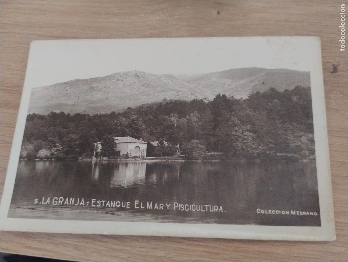 Postales: 5 LA GRANJA ESTANQUE EL MAR Y PSICULTURA. COLECCION MEDRANO. ACABADO FOTOGR&Aacute;FICO. SIN CIRCULAR,