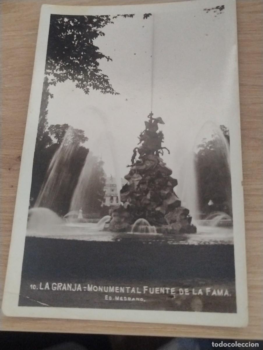 Postcards: 10 LA GRANJA MONUMENTAL FUENTE DE LA FAMA . COLECCION MEDRANO. ACABADO FOTOGR&Aacute;FICO. SIN CIRCULAR,