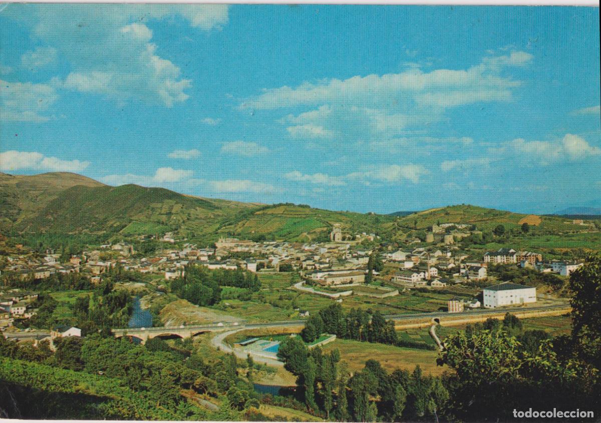 Postales: VILLAFRANCA DEL BIERZO (LE&Oacute;N) VISTA PANOR&Aacute;MICA &ndash; EXCL.LIBRERIA NIETO N&ordm;62 &ndash; CIRCULADA