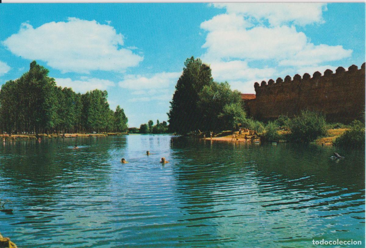 Postales: MANSILLA DE LAS MULAS (LE&Oacute;N) MURALLA Y R&Iacute;O ESLA &ndash; HIJOS DE F.ALONSO 114 &ndash; S/C