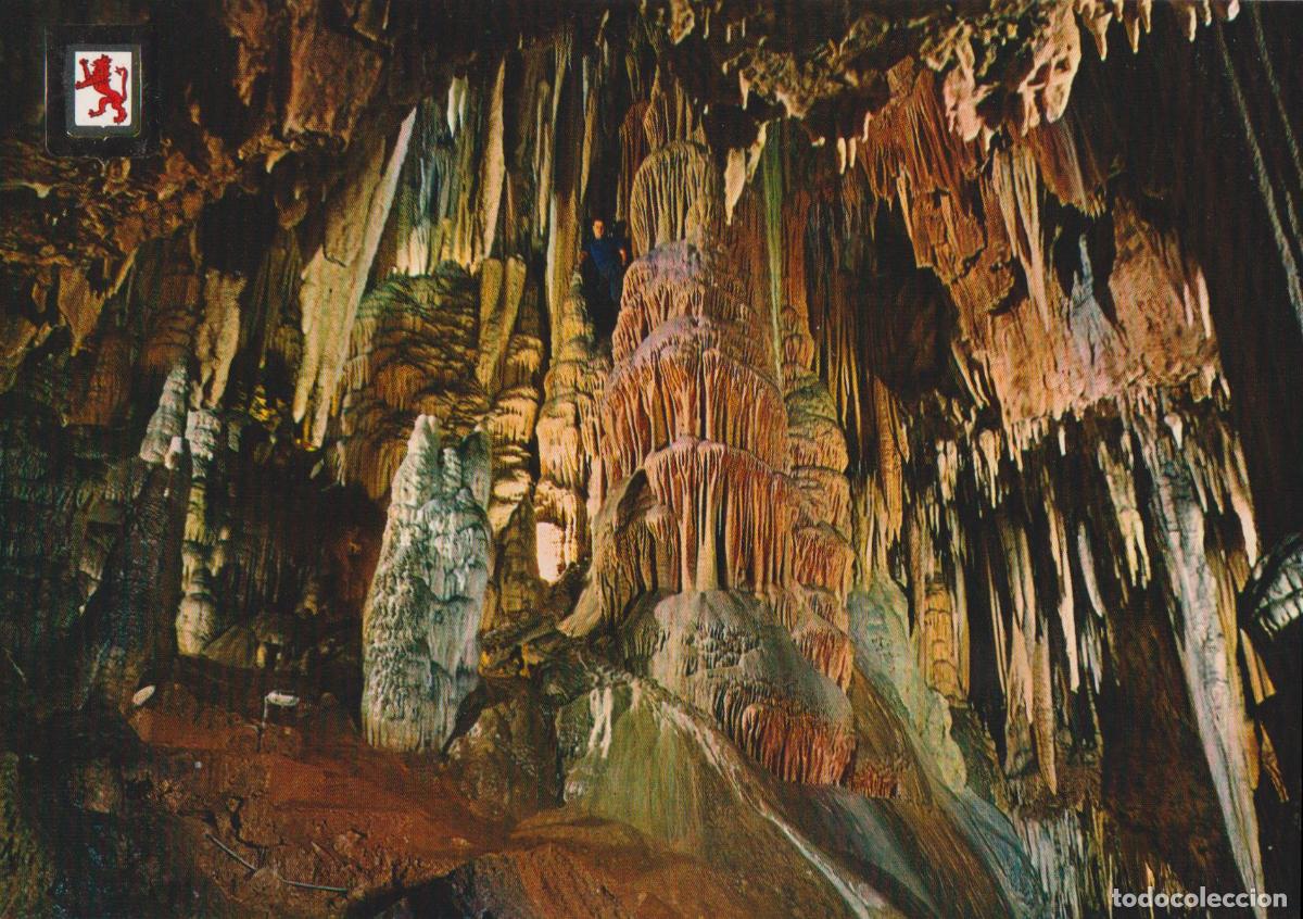 Postales: CUEVAS DE VALPORQUERO (LE&Oacute;N) SALA DE LA VIRGEN &ndash; ESCUDO DE ORO N&ordm;3 &ndash; S/C