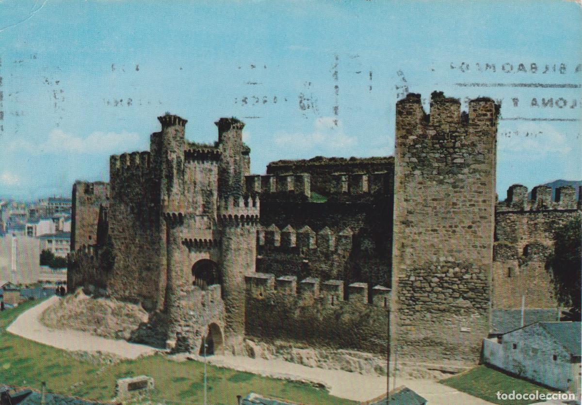 Postales: EL BIERZO (LE&Oacute;N) CASTILLO DE PONFERRADA &ndash; FOTO AMALIO &ndash; CIRCULADA