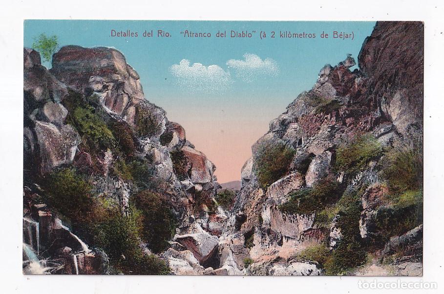 Postales: POSTAL. B&Eacute;JAR. DETALLES DEL R&Iacute;O. ATRANCO DEL DIABLO. SALAMANCA
