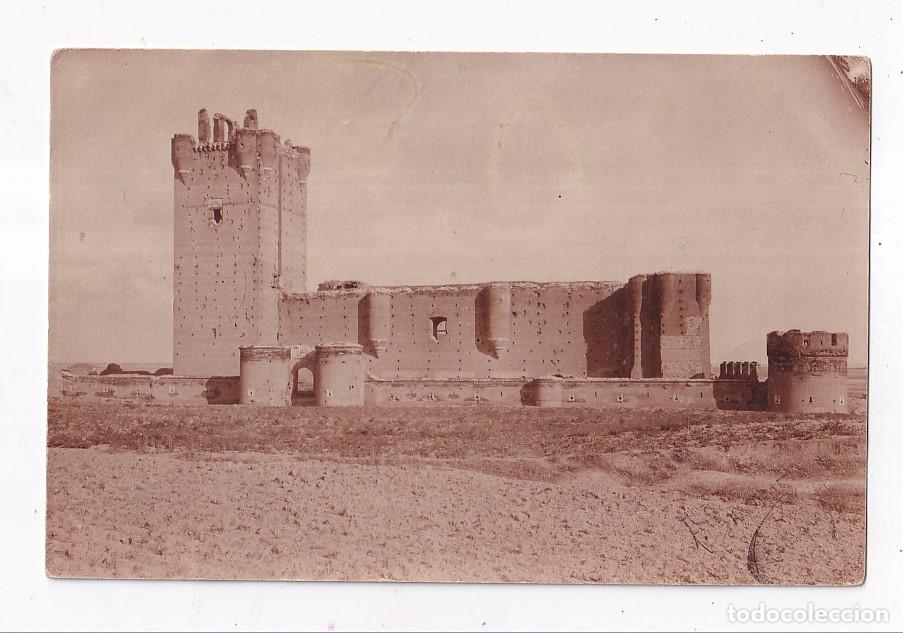 Postales: POSTAL. CASTILLO DE MEDINA DEL CAMPO. VISTA DEL SUR. VALLADOLID. RARA