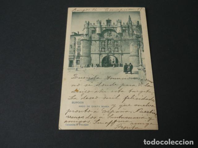 Postales: BURGOS ARCO DE SANTA MARIA COL. FOURNIER HAUSER Y MENET SIN DIVIDIR