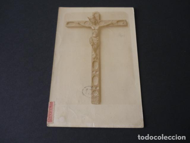 Postales: SEGOVIA CRUCIFIJO POSTAL FOTOGRAFICA ESCRITA POR EL ARCHIVERO MUNICIPAL A EMBAJADA DE ESPA&Ntilde;A EN ROMA