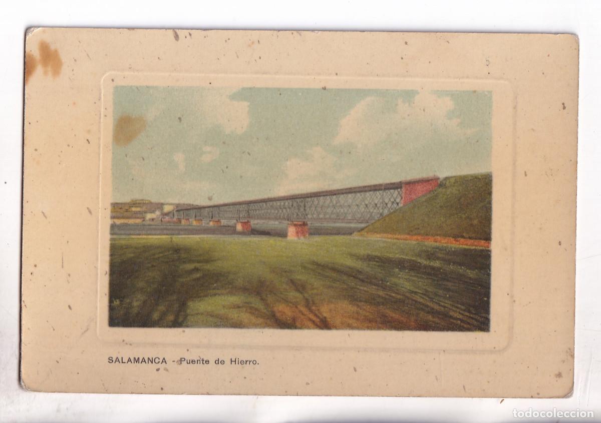 Postales: POSTAL. SALAMANCA. PUENTE DE HIERRO.