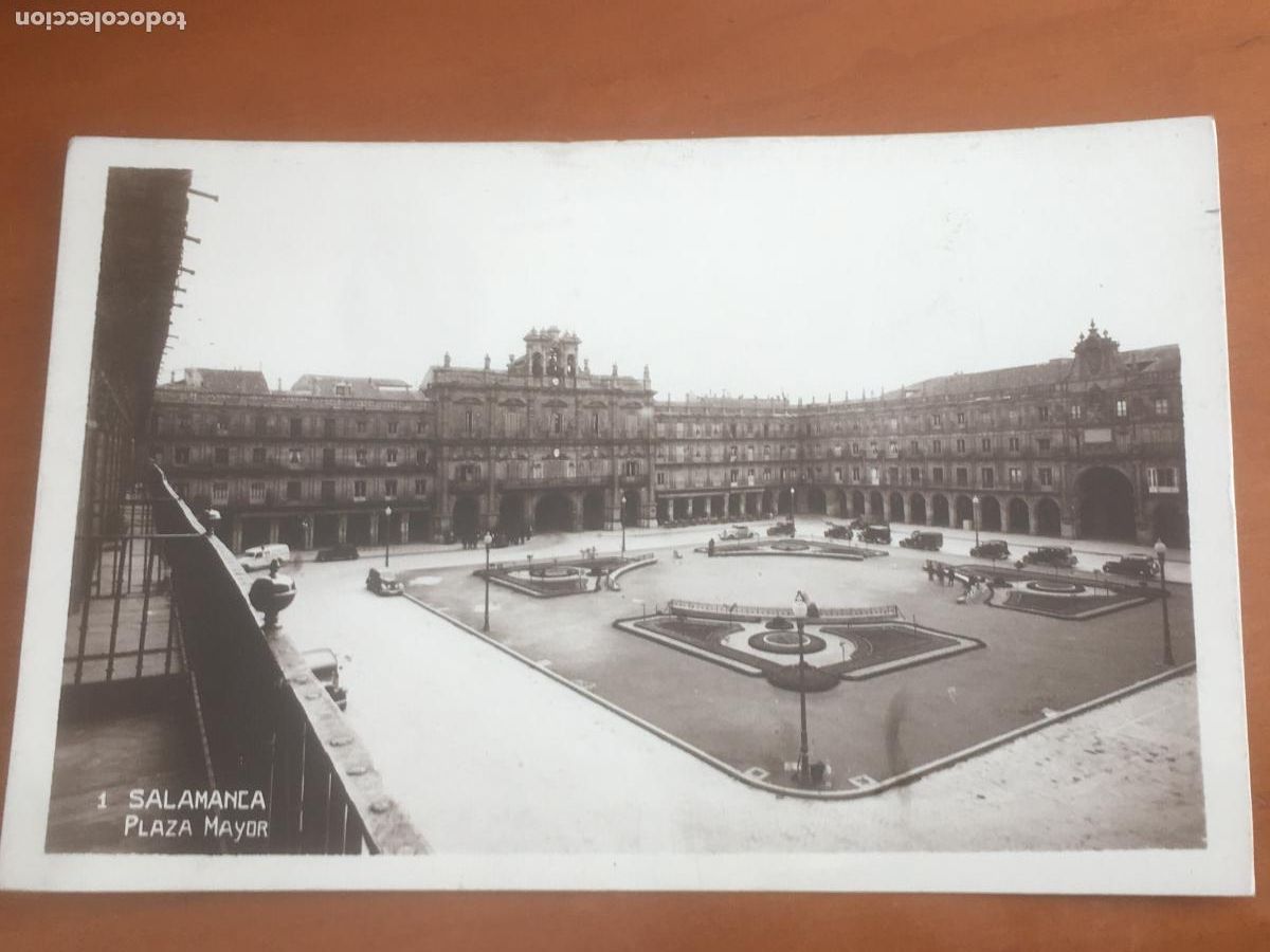 Postales: plaza mayor salamanca postal original fotografica circulada