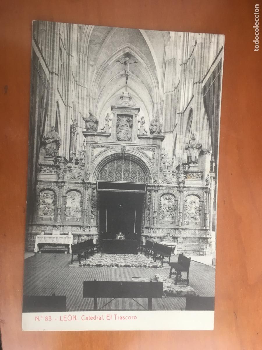 Postales: leon catedral postal original circulada