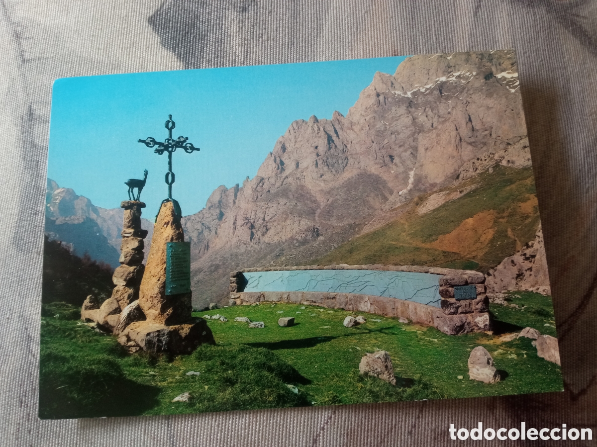 Postales: Antigua postal fotogr&aacute;fica, Mirador del Tombo, Picos de Europa, Le&oacute;n