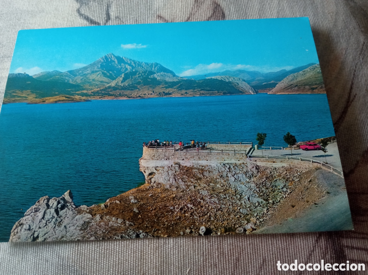 Postales: Antigua postal fotogr&aacute;fica, Embarse del Porma, Le&oacute;n