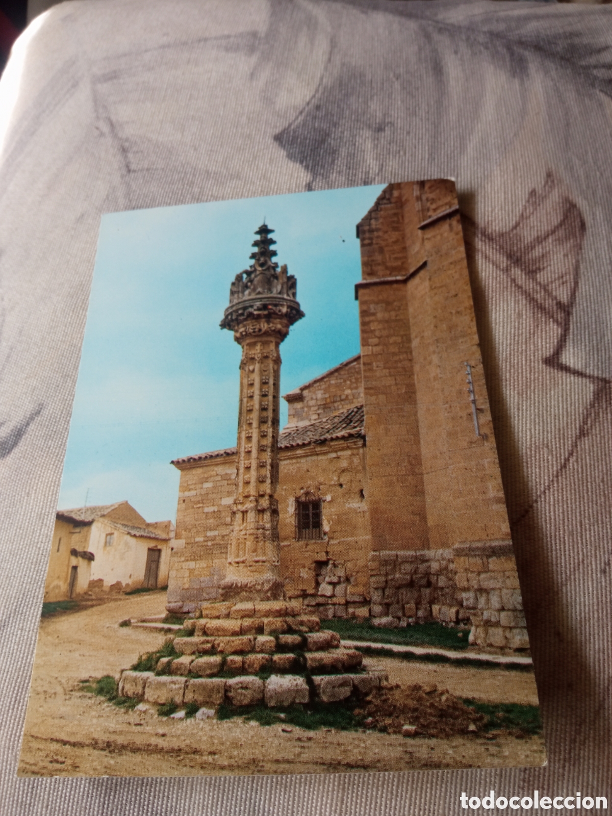 Postales: Antigua postal fotogr&aacute;fica, Boadilla del Camino, (Palencia) Rollo G&oacute;tico