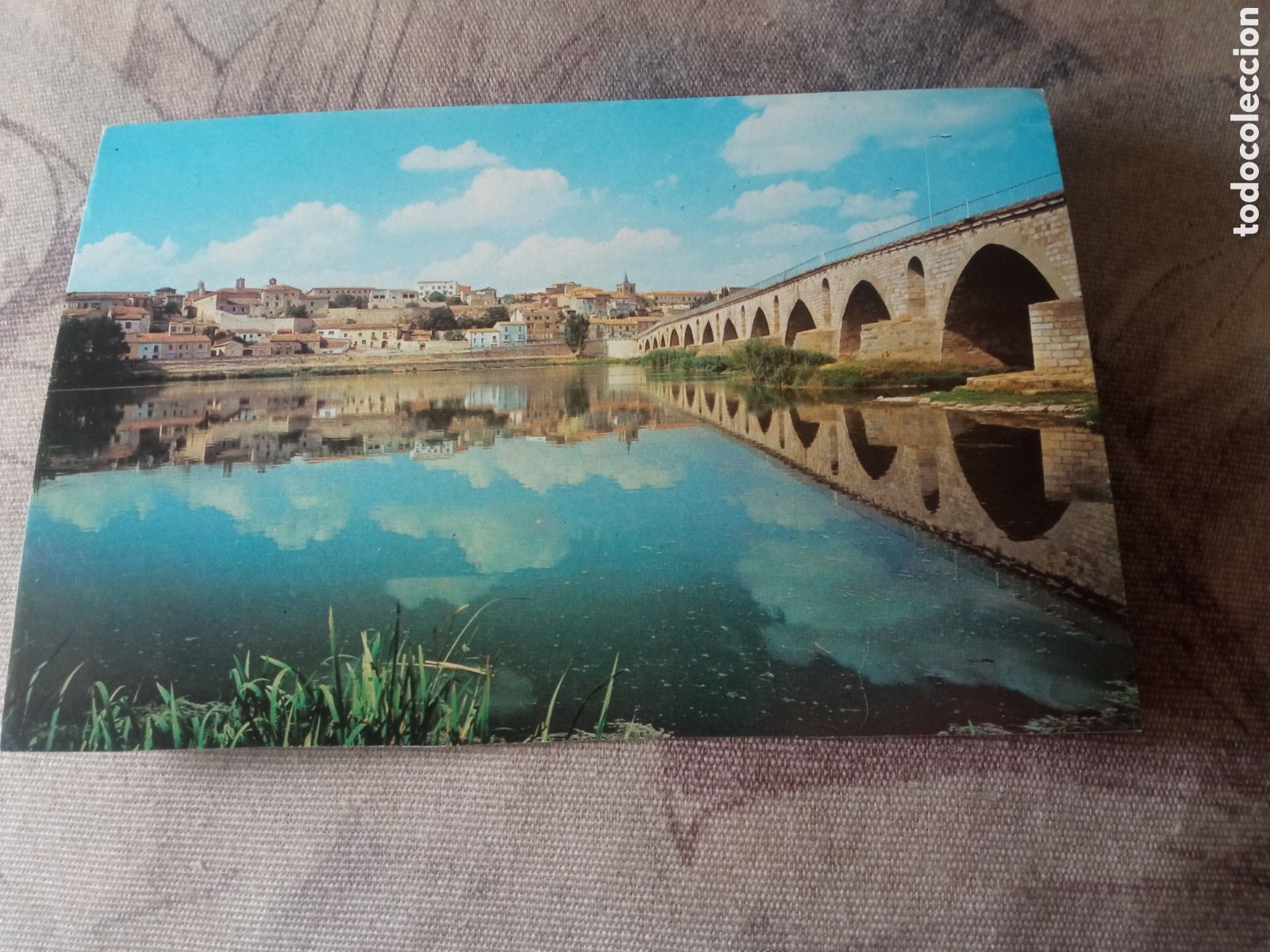 Postales: Antigua postal fotogr&aacute;fica, Zamora Puente Romano