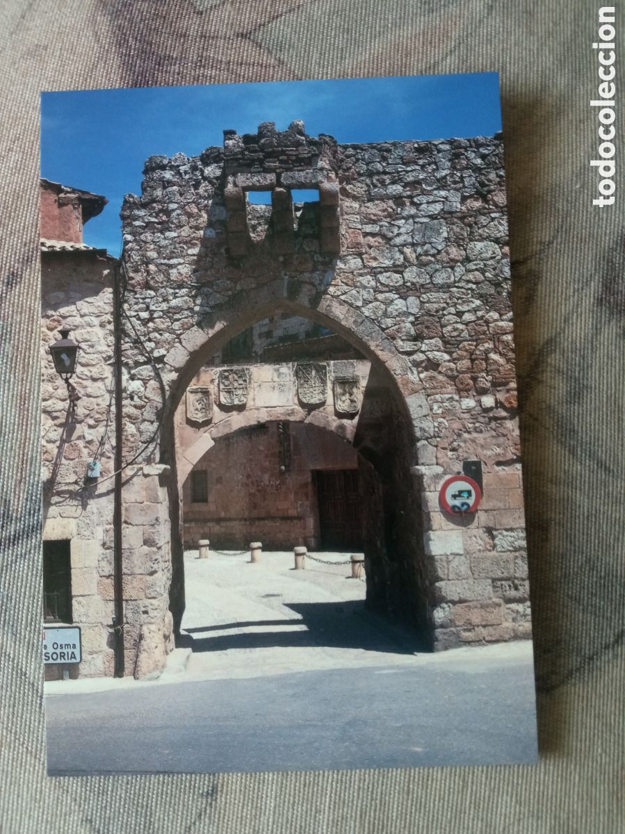 Postales: Antigua postal fotogr&aacute;fica, Ayllon (Segovia) Arco de Entrada a la Villa