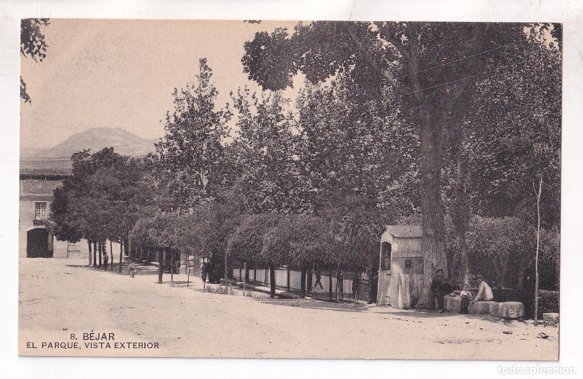 Postales: POSTAL. 8. B&Eacute;JAR. EL PARQUE. VISTA EXTERIOR. SALAMANCA.