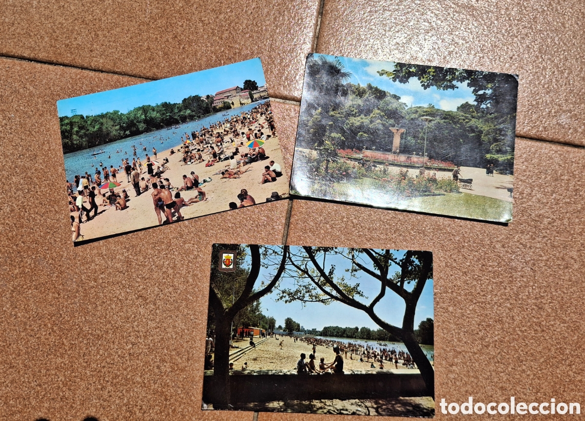 Postales: TRES POSTALES CON ESTAMPAS VALLISOLETANAS, A&Ntilde;OS 60-70