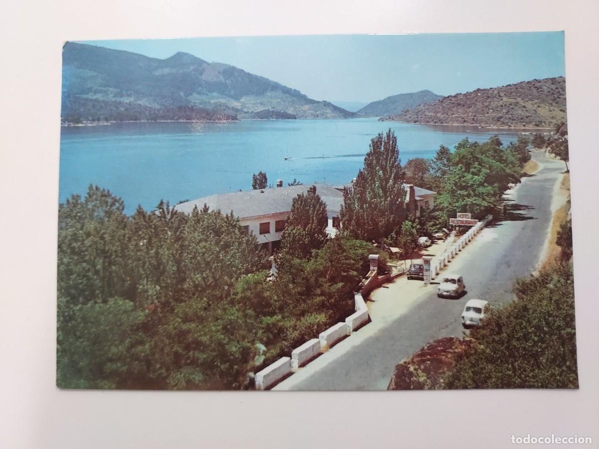 Postales: POSTAL EL TIEMBLO EMBALSE DEL BURGUILLO HOTEL CLUB MESON DEL ALBERCHE. 1972. CIRCULADA. AVILA