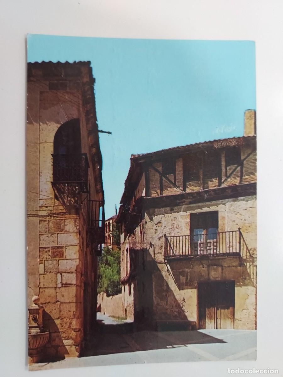 Postales: POSTAL PEDRAZA BALCON DE PILATOS. 1965. CIRCULADA. SEGOVIA. MATASELLOS PEDRAZA