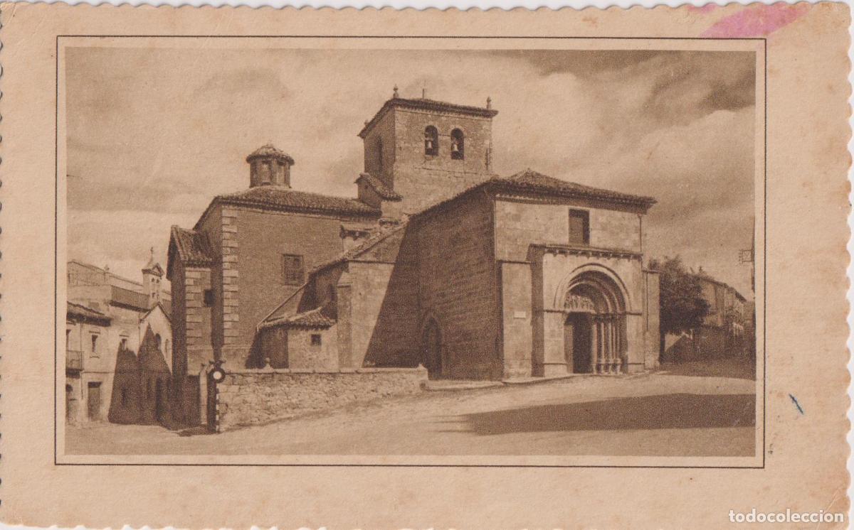 Postales: SORIA, IGLESIA DE SAN JUAN DE RABANERA (ROM&Aacute;NICA) - GARCIA GARRABELLA 3 - ESCRITA 1950