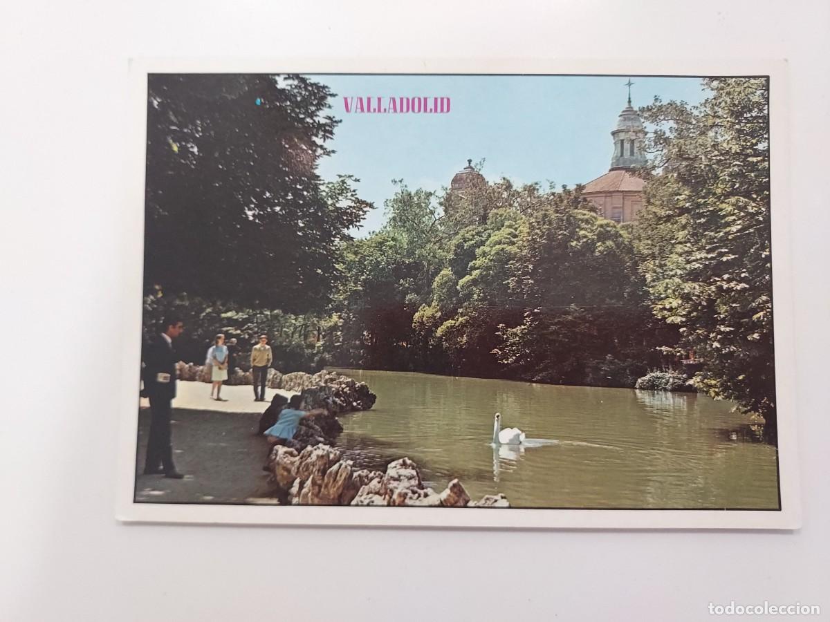 Postales: POSTAL VALLADOLID ESTANQUE DE LOS JARDINES DE CAMPO GRANDE. 1968. SIN CIRCULAR