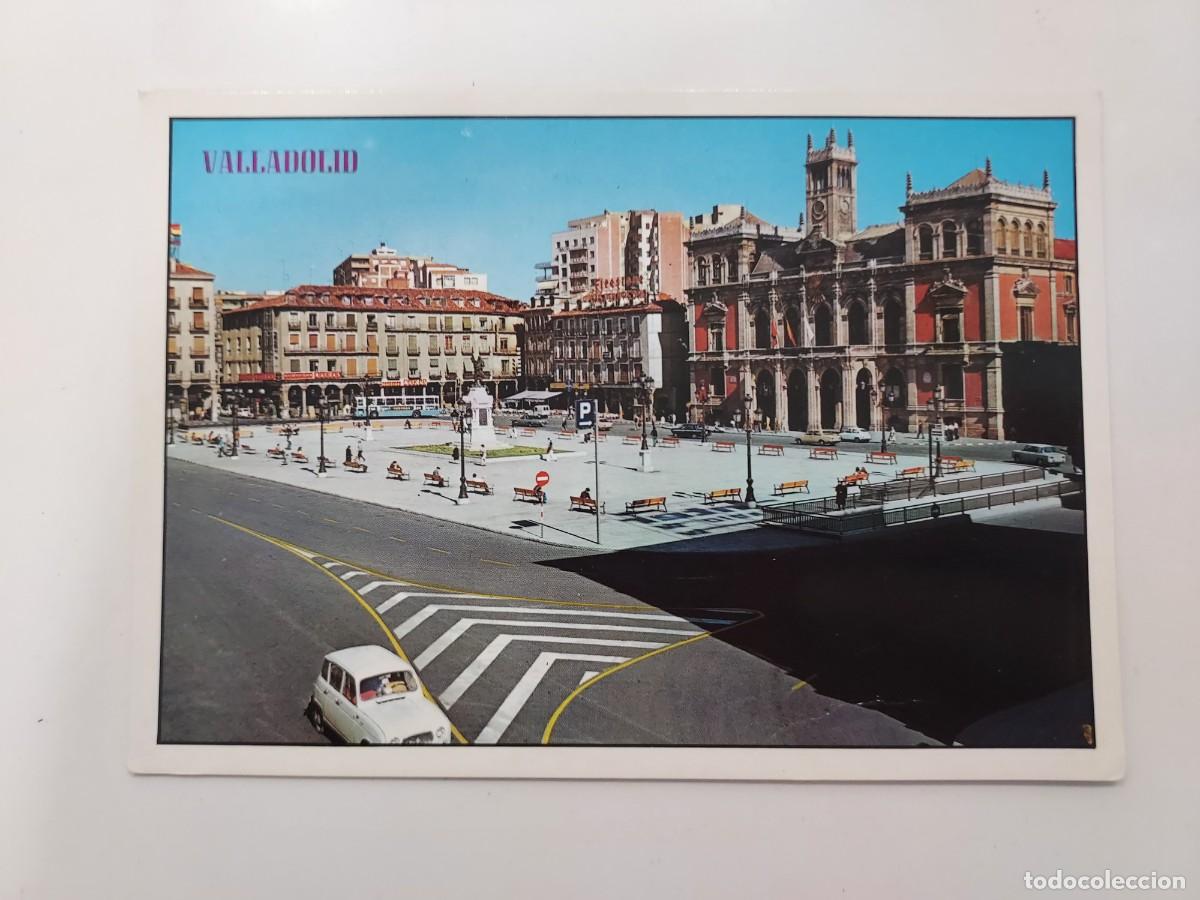 Postales: POSTAL VALLADOLID PLAZA MAYOR Y AYUNTAMIENTO. 1989. SIN CIRCULAR