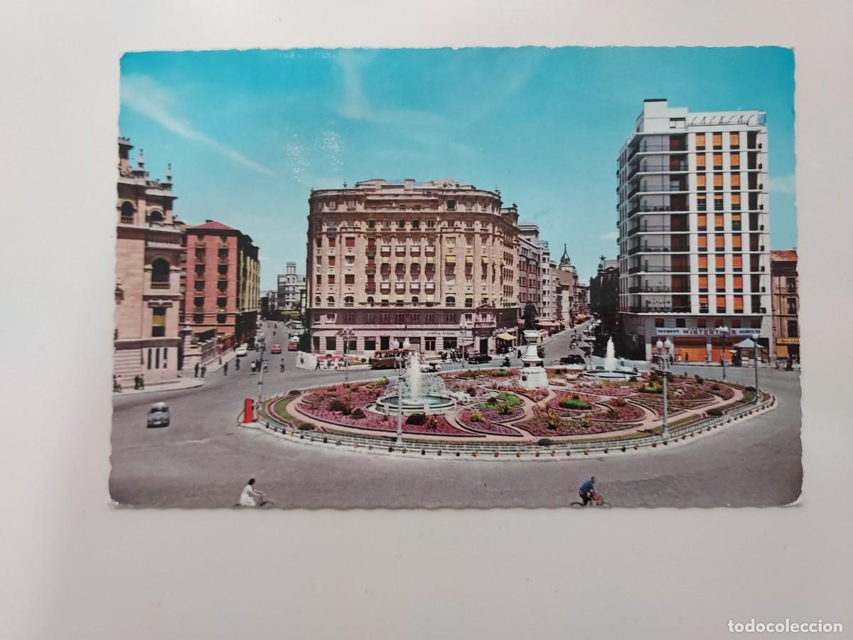 Postales: POSTAL VALLADOLID PLAZA DE ZORRILLA Y CALLE DE SANTIAGO. 1962. SIN CIRCULAR