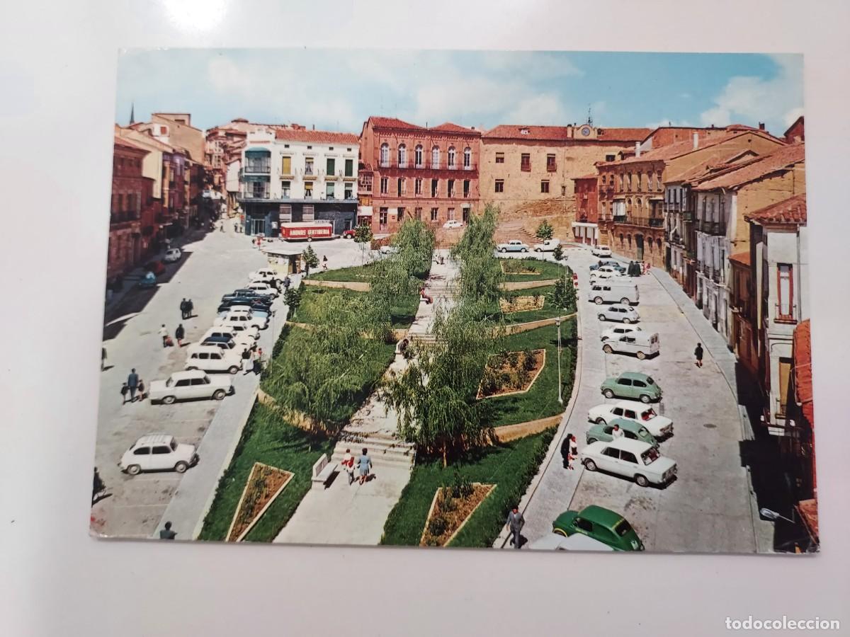 Postales: POSTAL BENAVENTE PLAZA GONZALO SILVELA VISTA AEREA. 1971. CIRCULADA. ZAMORA. ROMAN DEL VALLE