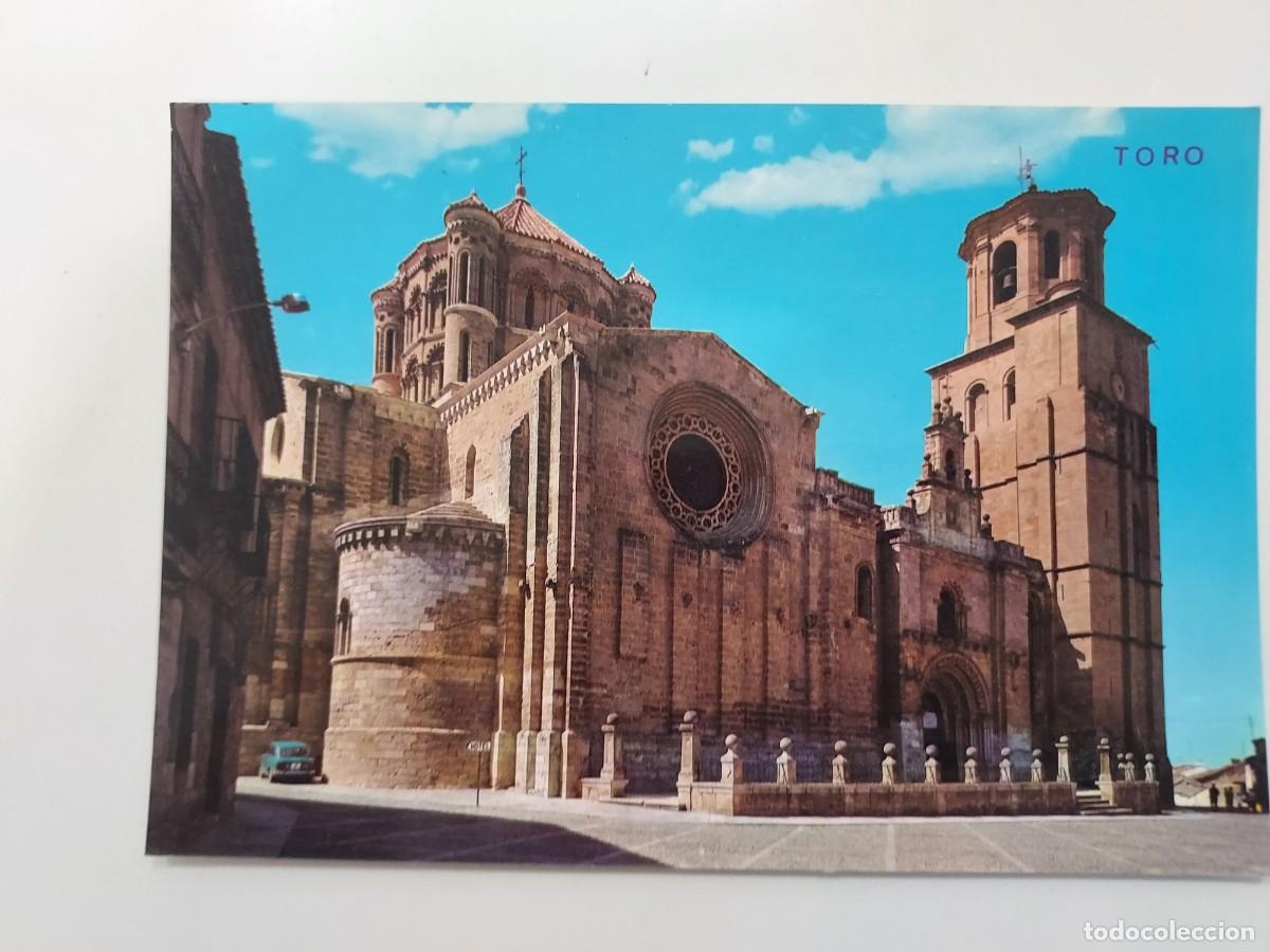 Postales: POSTAL TORO LA COLEGIATA FACHADA NORTE. 1973. ESCRITA. ZAMORA
