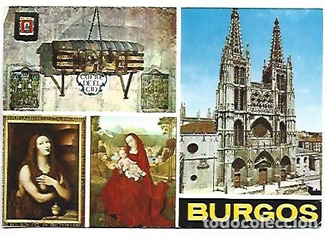 Postales: CATEDRAL - COFRE DE EL CID - LA MAGDALENA - LA VIRGEN CON EL NI&Ntilde;O.- BURGOS