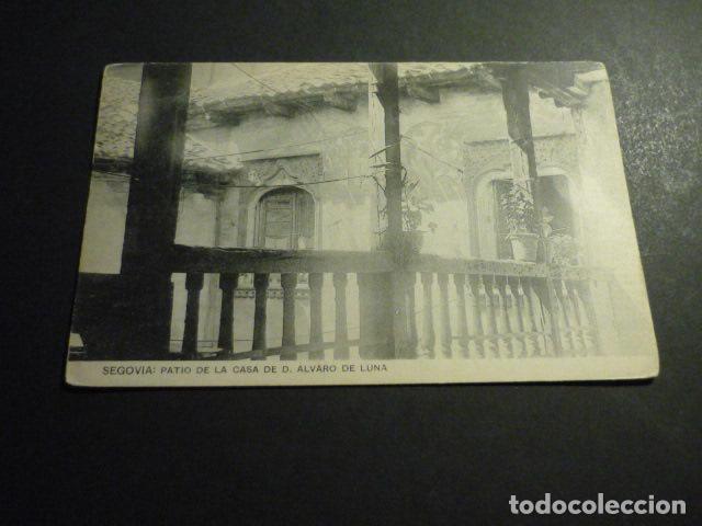 Postales: SEGOVIA PATIO DE LA CASA DE DON ALVARO DE LUNA