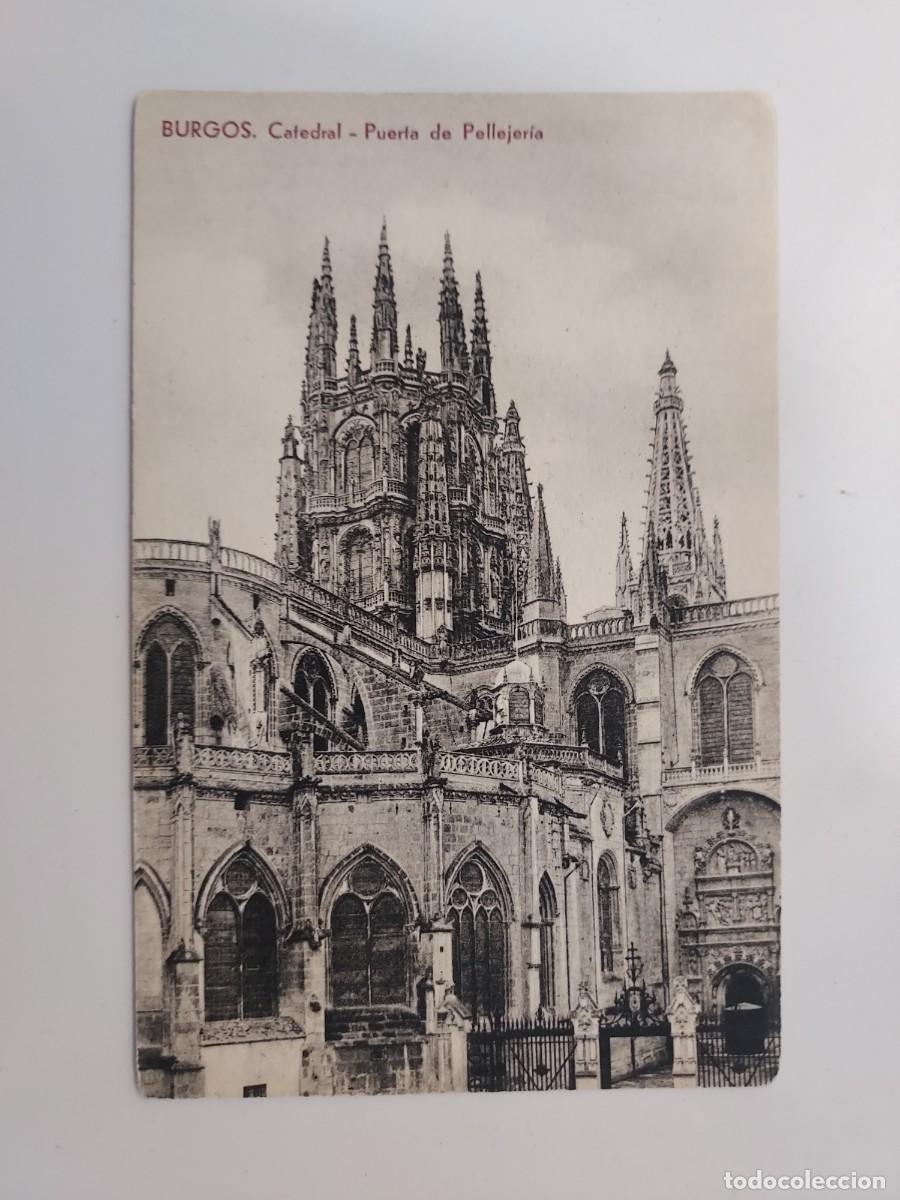 Postales: POSTAL BURGOS PUERTA DE PELLEJERIA. SIN CIRCULAR. MUMBRU COLECCION EXCELSIOR