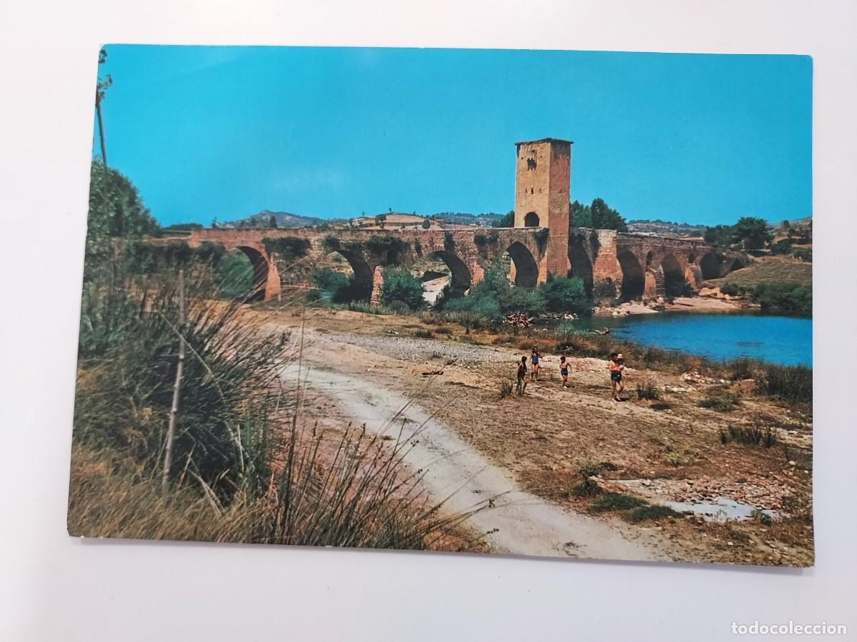 Postales: POSTAL CIUDAD DE FRIAS PUENTE ROMANO. 1968. SIN CIRCULAR. BURGOS. BA&Ntilde;ISTAS