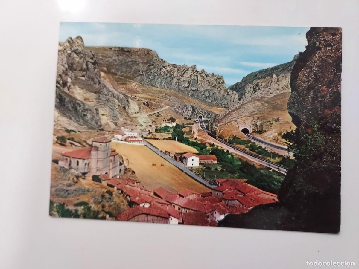 Postales: POSTAL PANCORBO VISTA PANORAMICA FFCC Y CARRETERA MADRID-IRUN. 1969. SIN CIRCULAR. BURGOS
