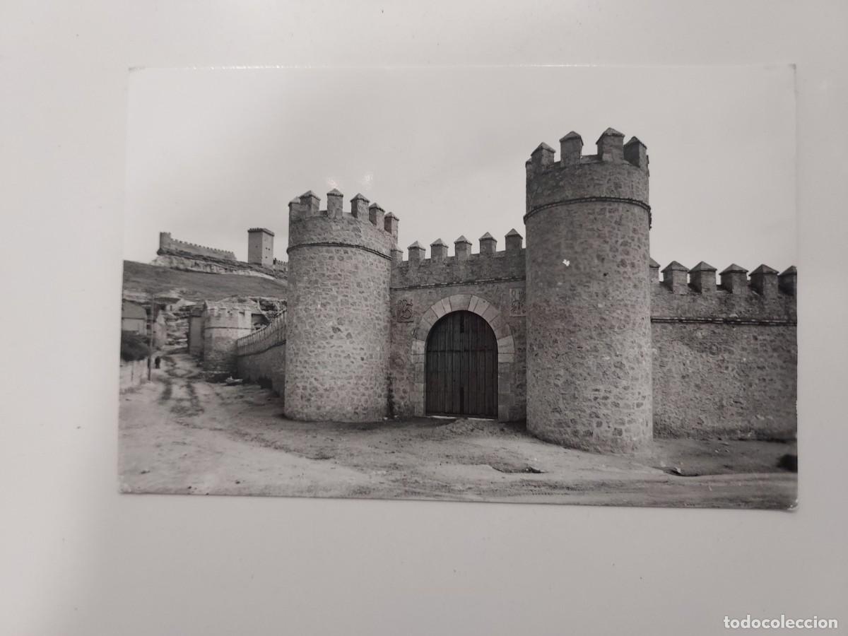 Postales: POSTAL PE&Ntilde;ARANDA DE DUERO MURALLAS DEL PALACIO Y CASTILLO. A&Ntilde;OS 1940 1950. SIN CIRCULAR. BURGOS
