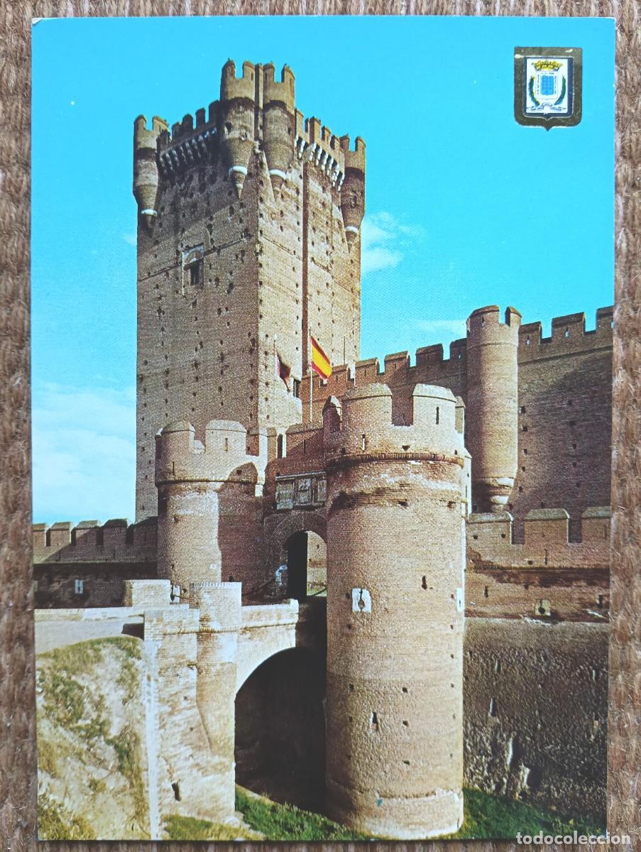 Postales: MEDINA DEL CAMPO - VALLADOLID - CASTILLO DE LA MOTA - COMERCIAL ESCUDO DE ORO