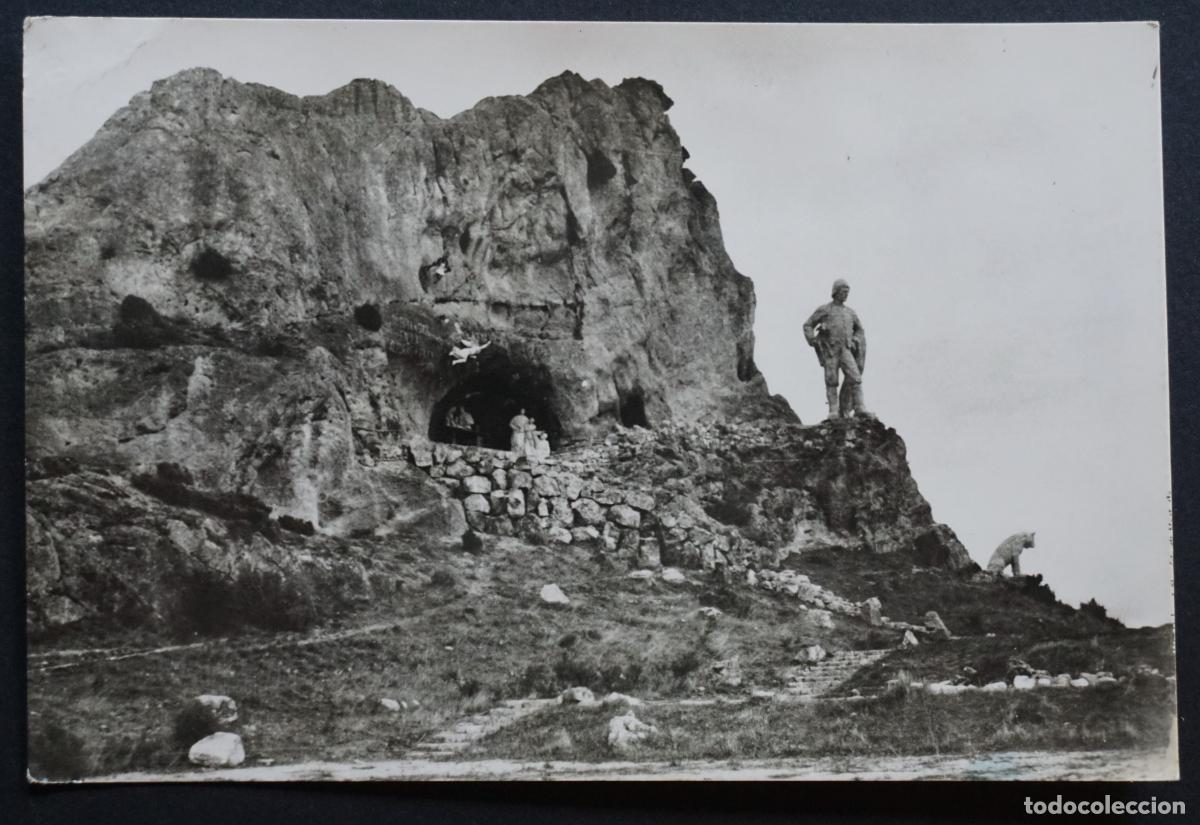 Postales: Ameyugo (Burgos), Monumento al Pastor. POstal circulada y editada el a&ntilde;o 1963