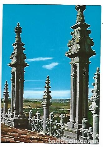 Postales: REMATE DE LA IGLESIA, CON LA CIUDAD AL FONDO.- CARTUJA DE MIRAFLORES.- BURGOS