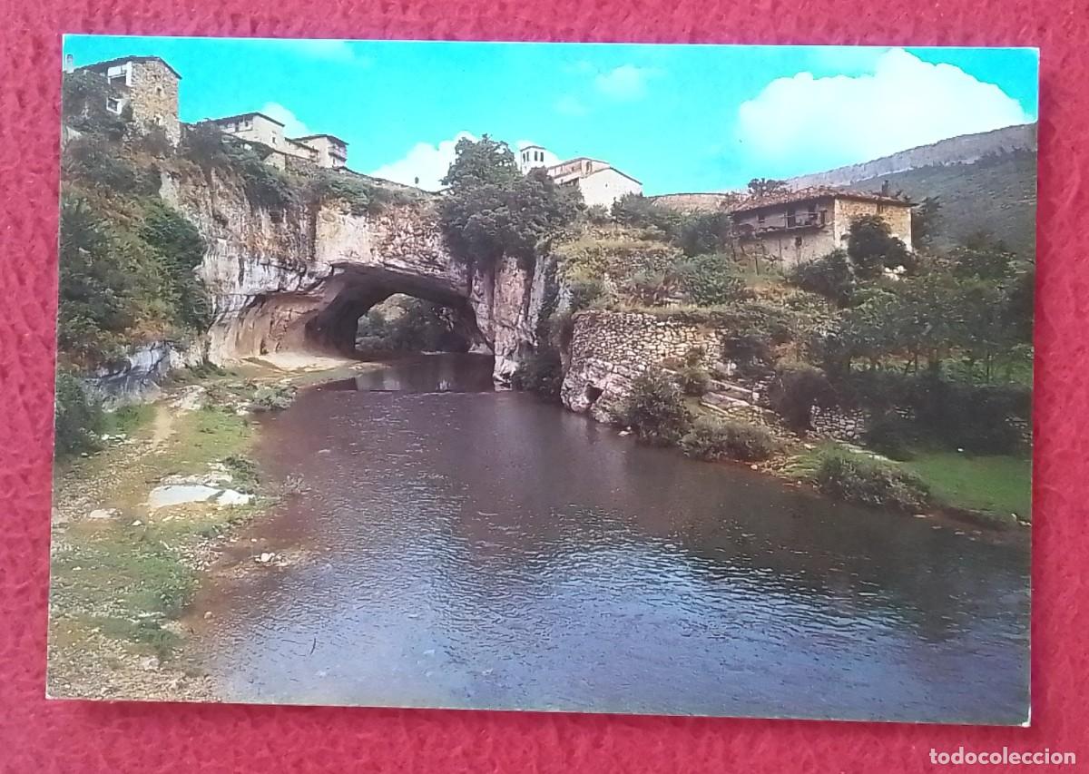Postales: POSTAL POST CARD PUENTEDEY BURGOS PUENTE NATURAL SOBRE EL R&Iacute;O NELA BRIDGE PONT PONTE SPAIN ESPAGNE..