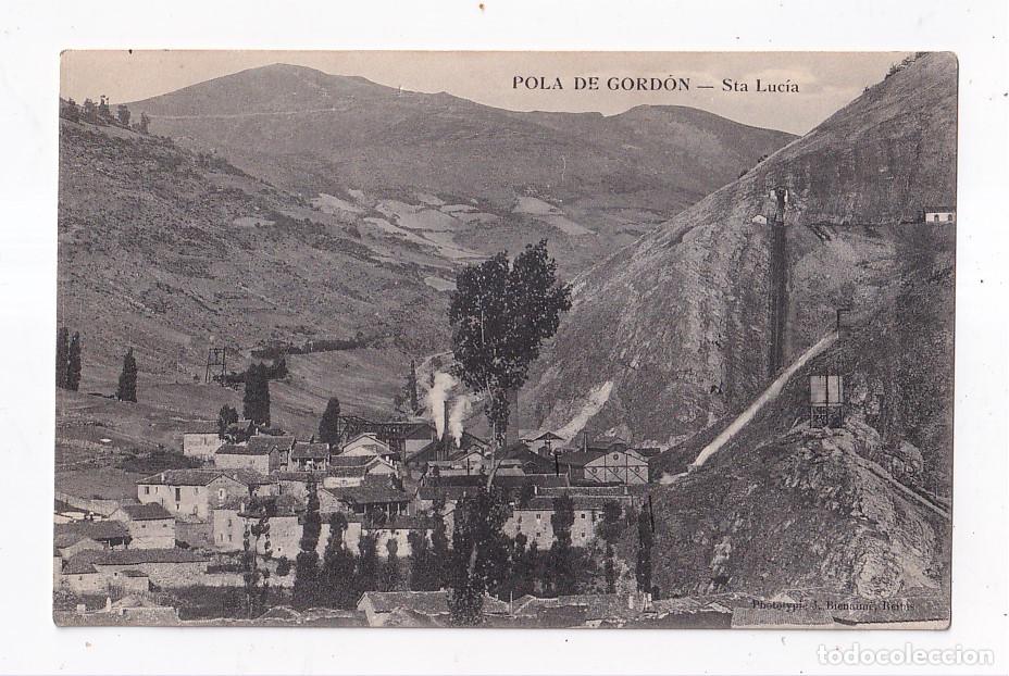 Postales: POSTAL. POLA DE GORD&Oacute;N. SANTA LUC&Iacute;A. LE&Oacute;N. RARA