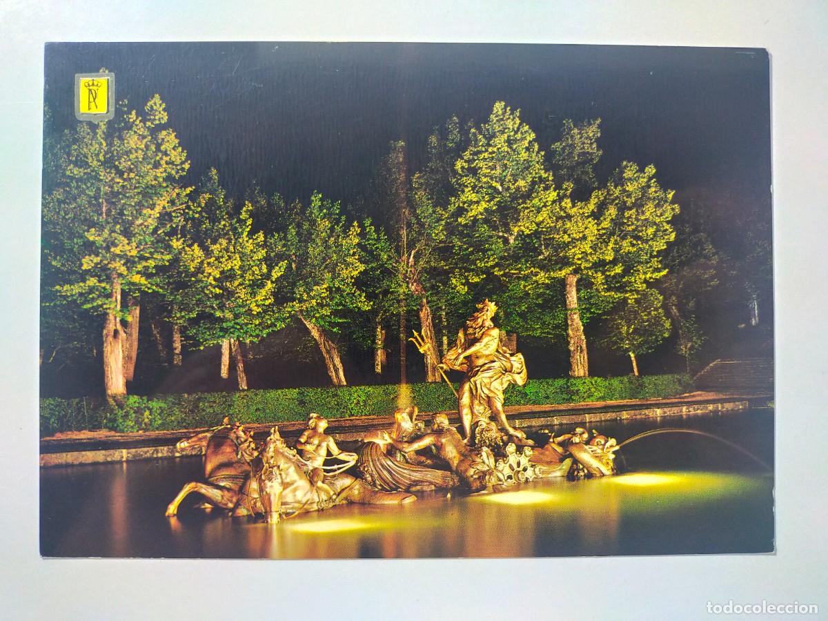 Postales: Postal LA GRANJA DE SAN ILDEFONSO (SEGOVIA): Fuente de Neptuno - Edit. Patrimonio Nacional - FISA