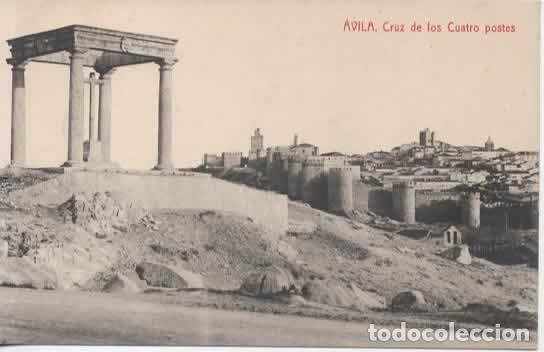 Postales: AVILA SIN ESCRIBIR CRUZ DE LOS CUATRO POSTES
