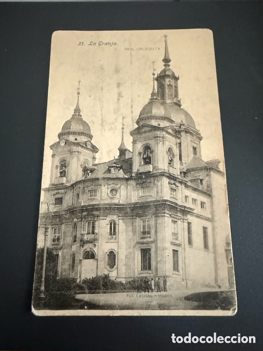 Postales: Postal LA GRANJA. LA COLEGIATA - Foto 1