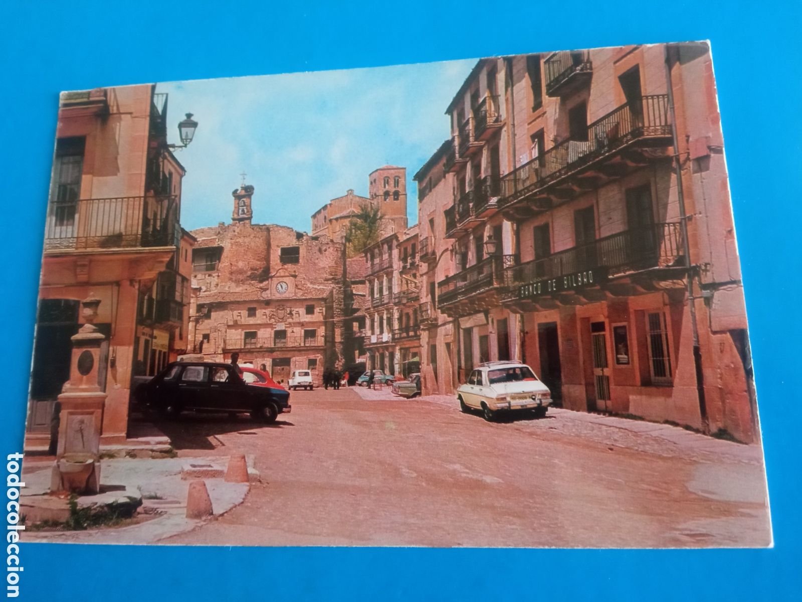 Postales: Antigua postal fotogr&aacute;fica, Sepulveda (Segovia) Plaza Mayor