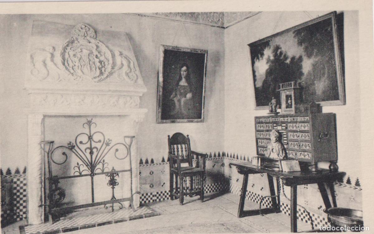 Postales: TOLEDO, CASA DEL GRECO CHIMENEA DEL RENACIMIENTO - FOTOTIPIA HAUSER Y MENET - S/C