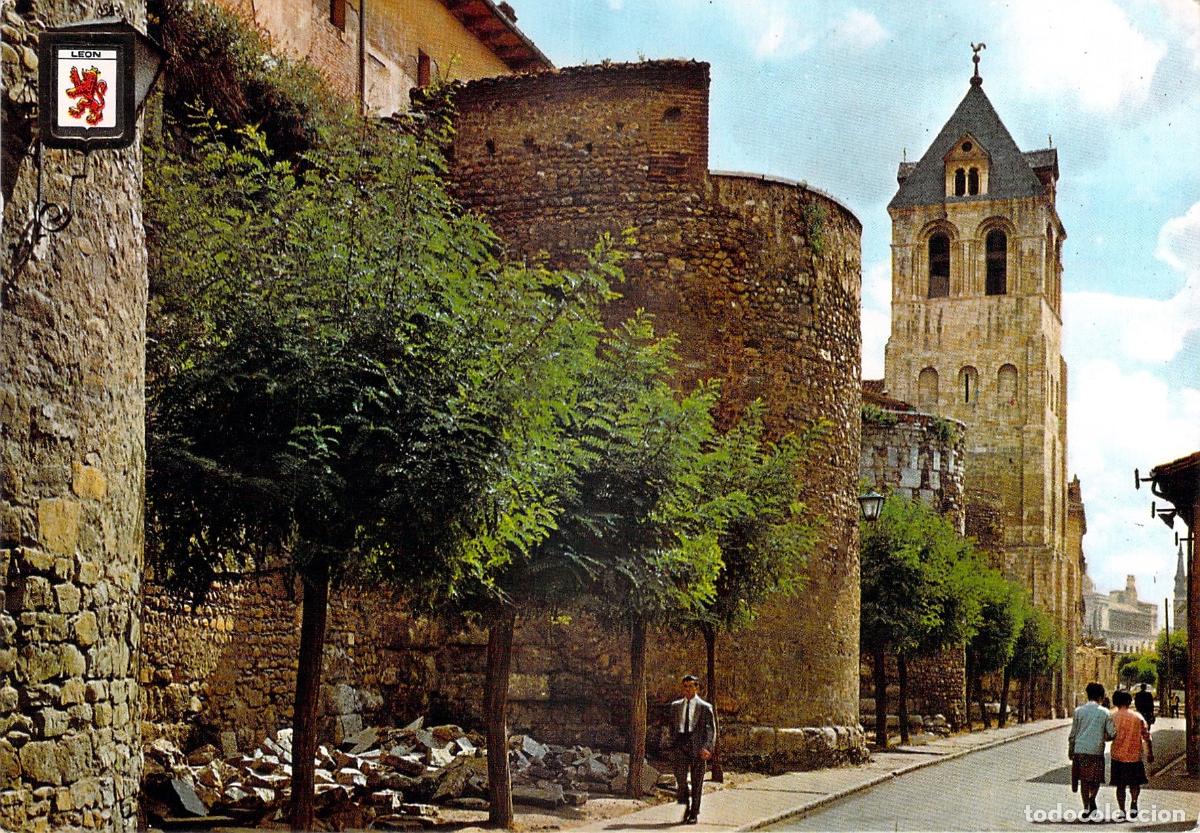 Postales: Postal de las Murallas de San Isidoro en Le&oacute;n