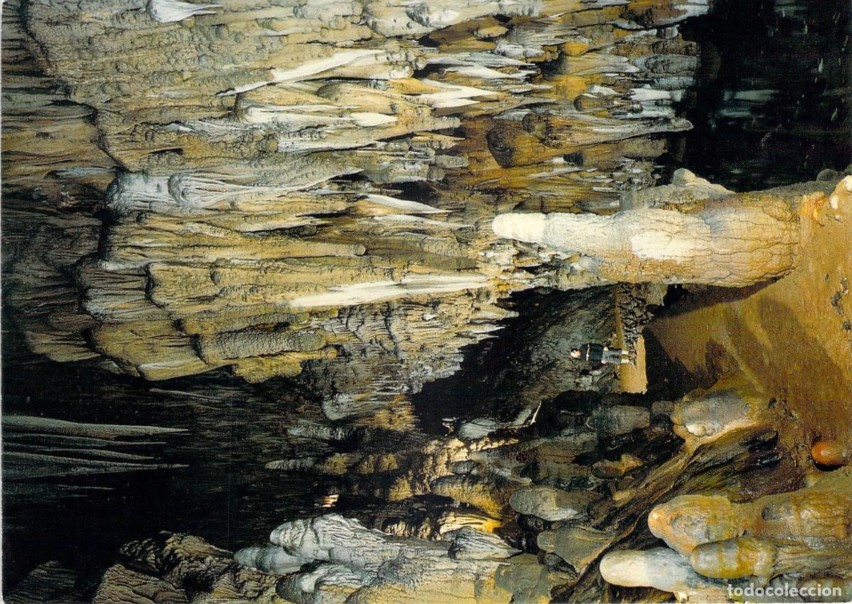 Postales: Postal Cueva de Valporquero Sala de las Maravillas Le&oacute;n