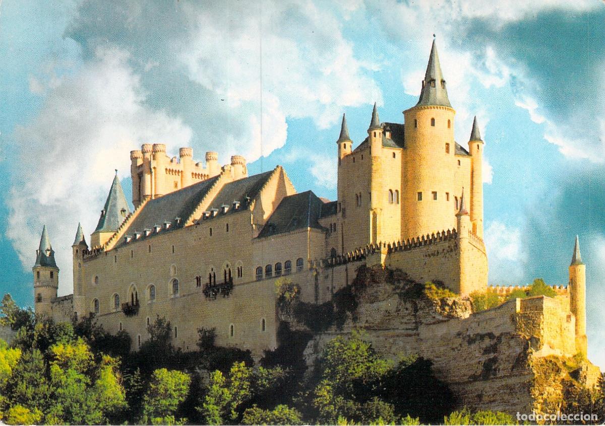 Postales: Postal de El Alc&aacute;zar de Segovia, Castillo Hist&oacute;rico de Espa&ntilde;a